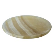 Round Shape Alabaster Plate